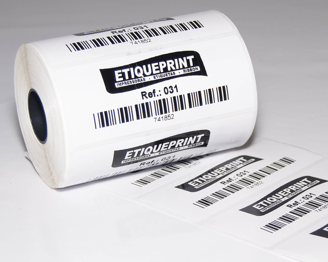 Etiqueta Bopp Adesiva 100x40 / rolo 697 unid / 30m - Imagem 2