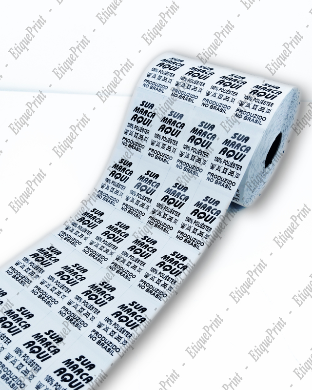 Etiqueta Composição 25x51mm / rolo 4300 unid / 55m - Imagem 2