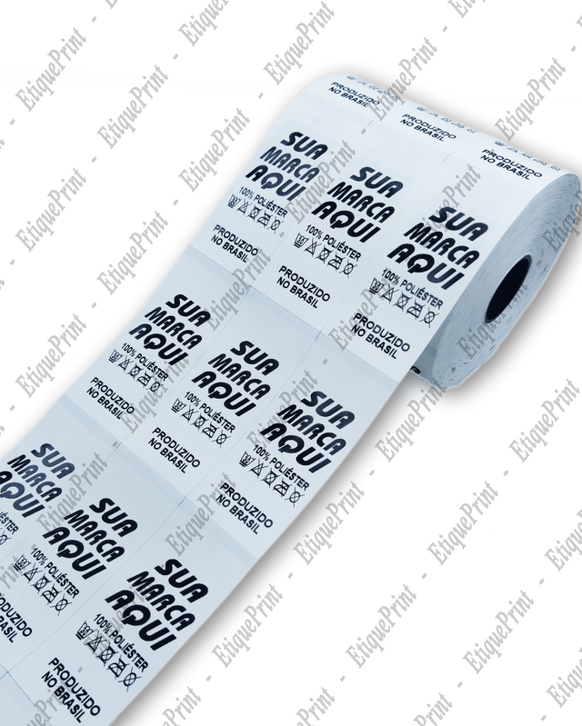 Etiqueta Composição 33x76mm / rolo 2100 unid / 55m - Imagem 2