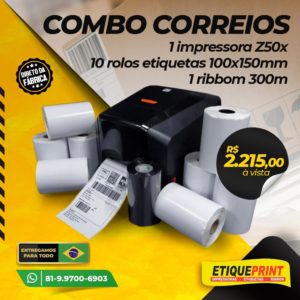 Combo Etiqueta Correios